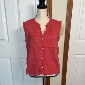 Old Navy Button Up Tank Top